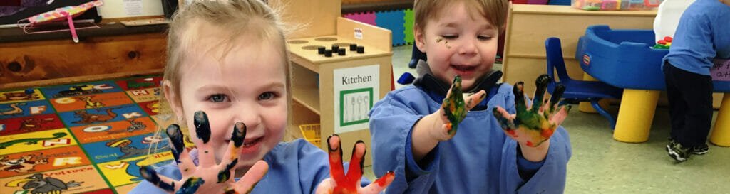 Arts & Crafts - understanding the difference 6 header.foster.preschool.painting.play