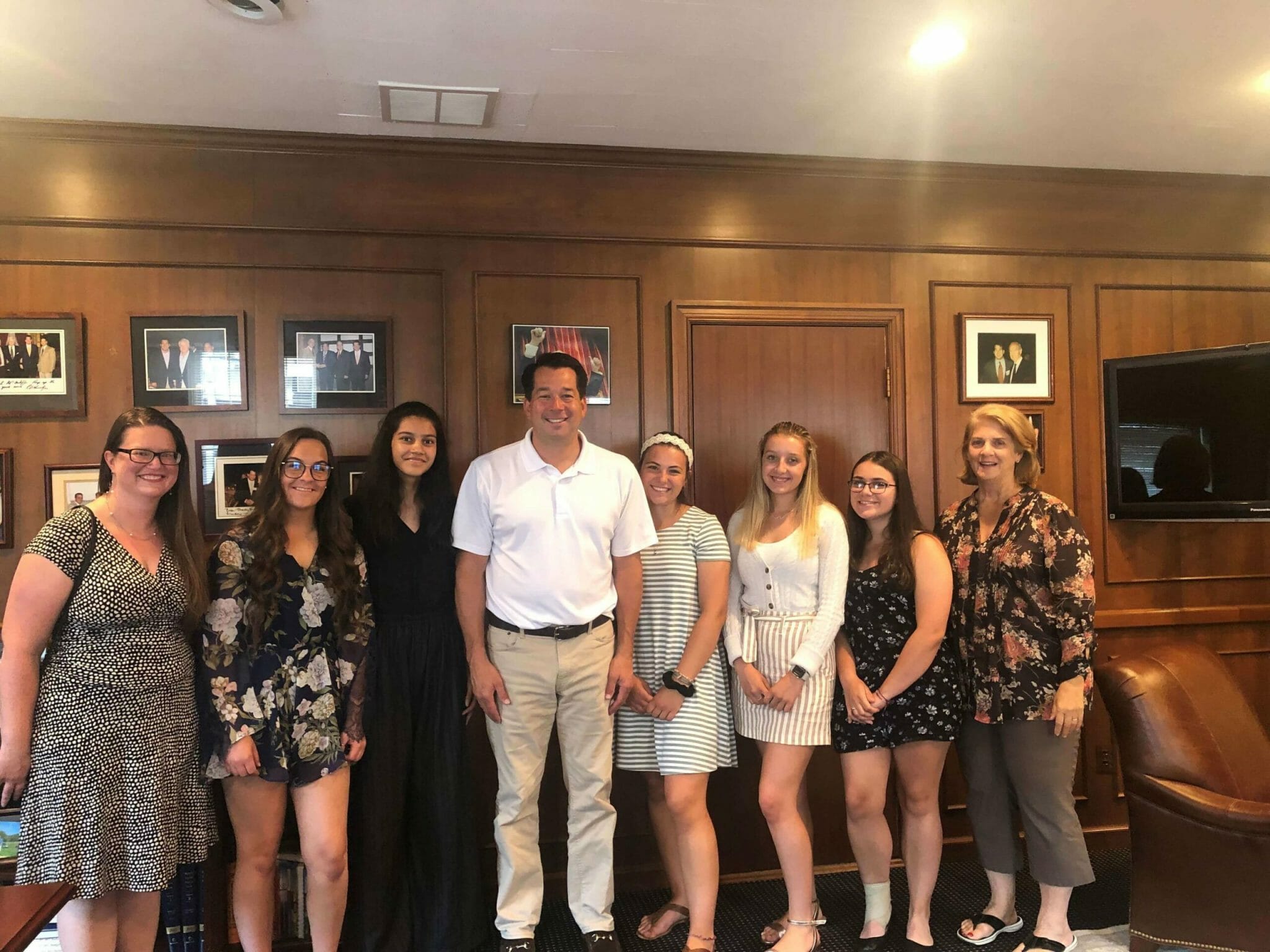 PrepareRI Interns Meet Lobbyist 2 PrepareRI Interns Meet Lobbyist