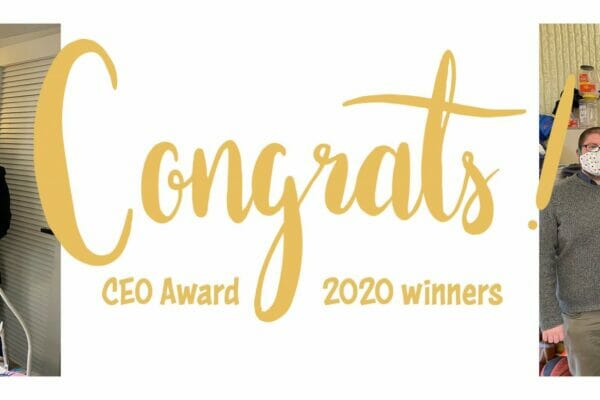 2020 Employee of the Year award recipients