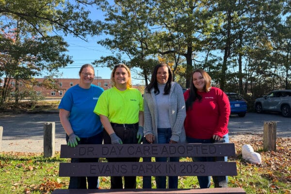 Evans Park fall clean up