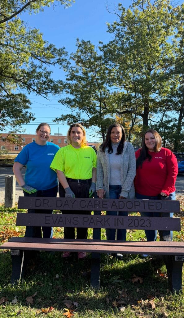 Evans Park fall clean up