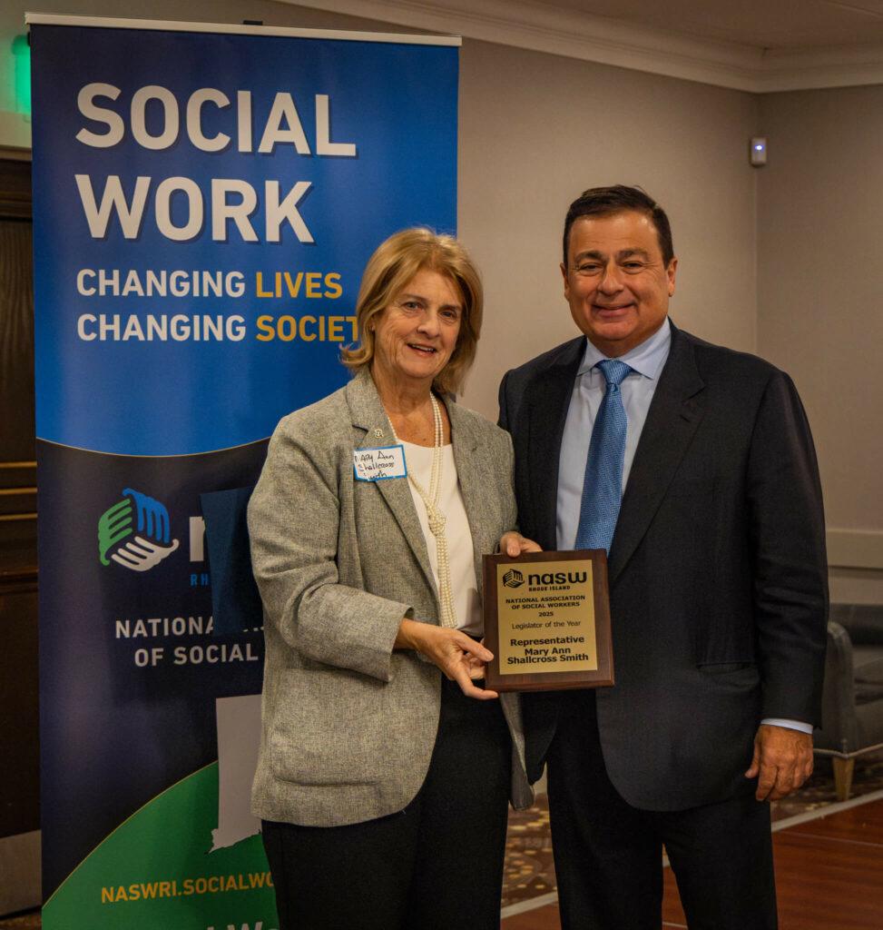 Social worker organization names Dr. Day Care Founder Mary Ann Shallcross Smith Legislator of the Year