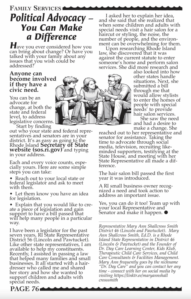 Political Advocacy – You Can Make a Difference 1 Political Advocacy – You Can Make a Difference